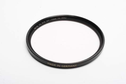 B+W 72mm 010 UV 1x MRC filter in jewel case, Clean glass 70243