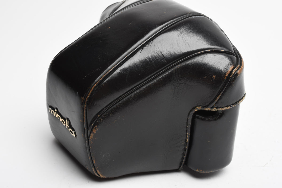 Minolta SRT series original leather case, Still good!