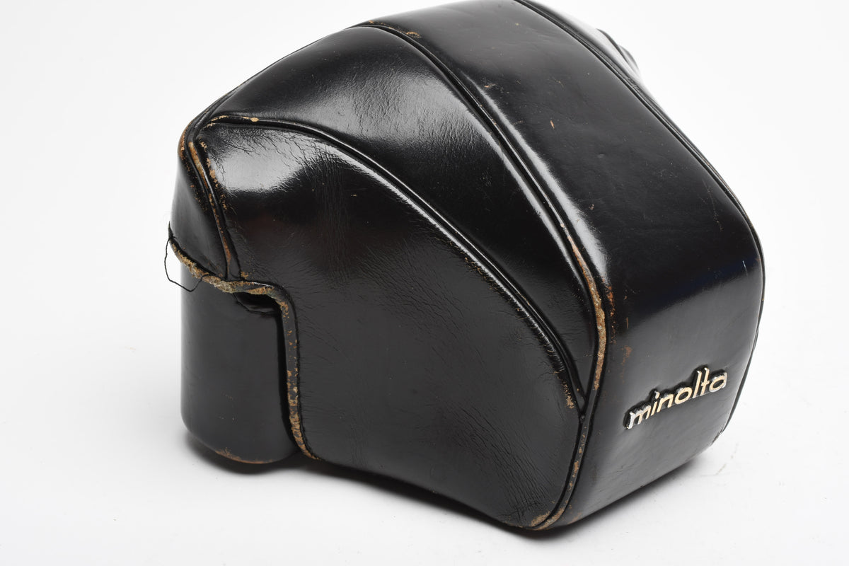 Minolta SRT series original leather case, Still good!