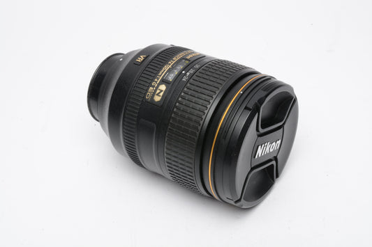 Nikon AF-S Nikkor 24-120mm f4G ED VR N zoom lens, USA, clean & sharp!