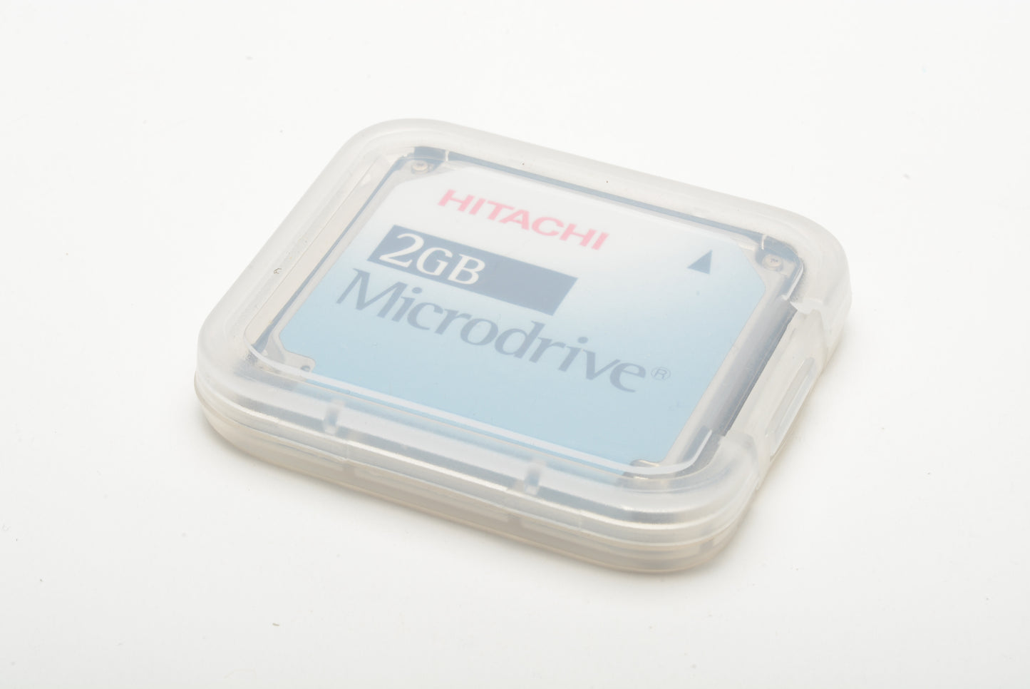 Hitachi 2GB Microdrive Type 2CF+ card in jewel case