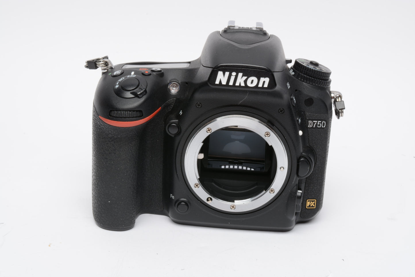 Nikon D750 DSLR Body, batt+charger+strap, clean, Only 5352 Acts!