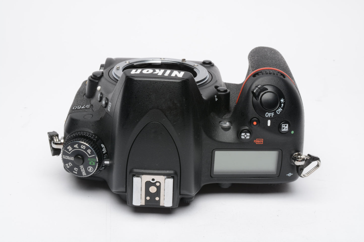 Nikon D750 DSLR Body, batt+charger+strap, clean, Only 5352 Acts!