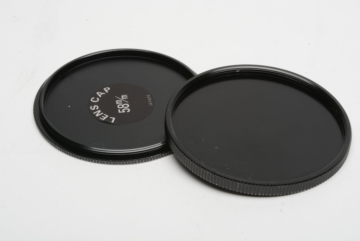 58mm metal filter stack stacker top and bottom pieces, clean