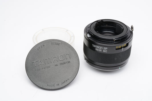 Tamron 01F 2x Adaptall Teleconverter w/Caps, very clean