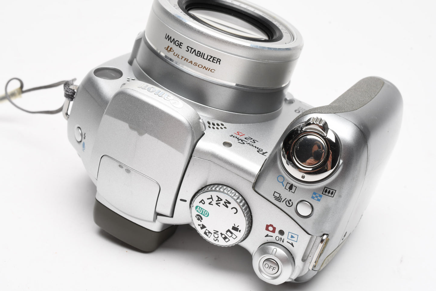 Canon Powershot S2 IS 5MP Digital Point&Shoot camera, adapter, manual