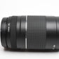 Canon EF 75-300mm f4-5.6 III USM Telephoto zoom lens, Caps
