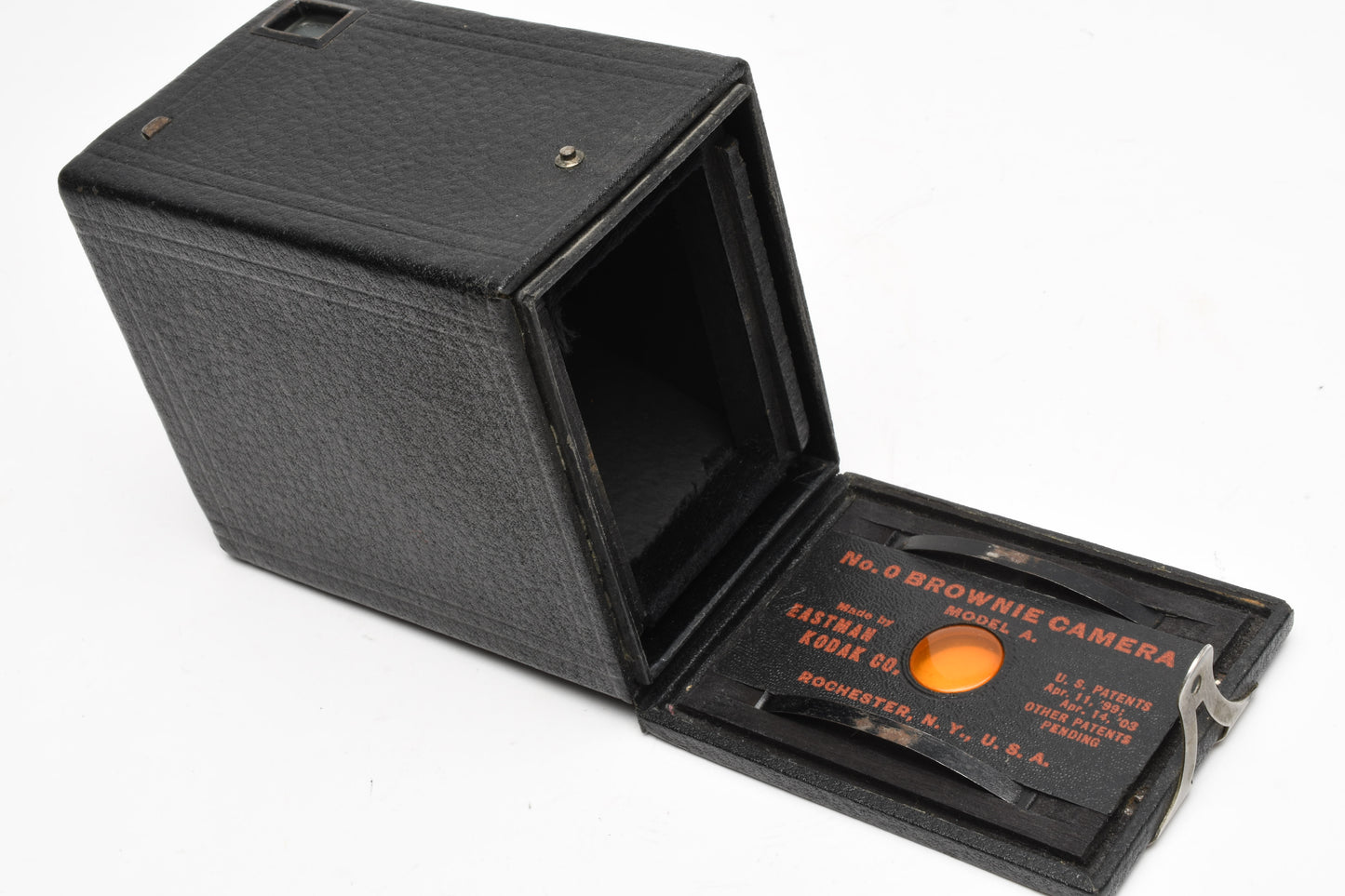 Kodak No. 0 Brownie Model A Box Camera, works, Clean, Vintage