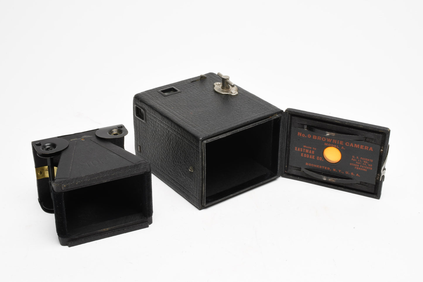 Kodak No. 0 Brownie Model A Box Camera, works, Clean, Vintage