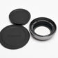 Canon wide WA-34 Auxiliary lens, caps, Very clean