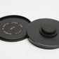 58mm metal filter stack stacker top and bottom pieces, clean