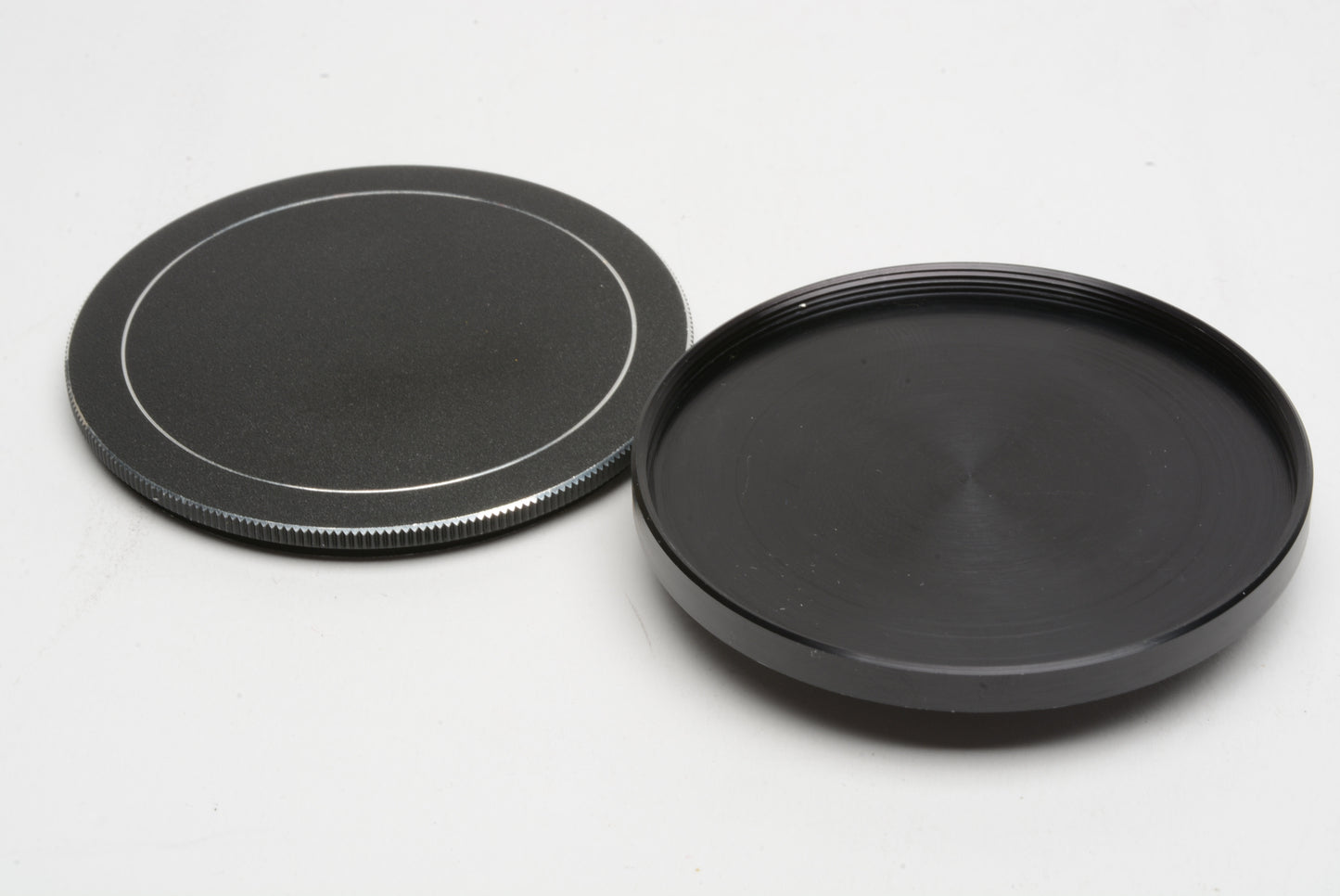 58mm metal filter stack stacker top and bottom pieces, clean