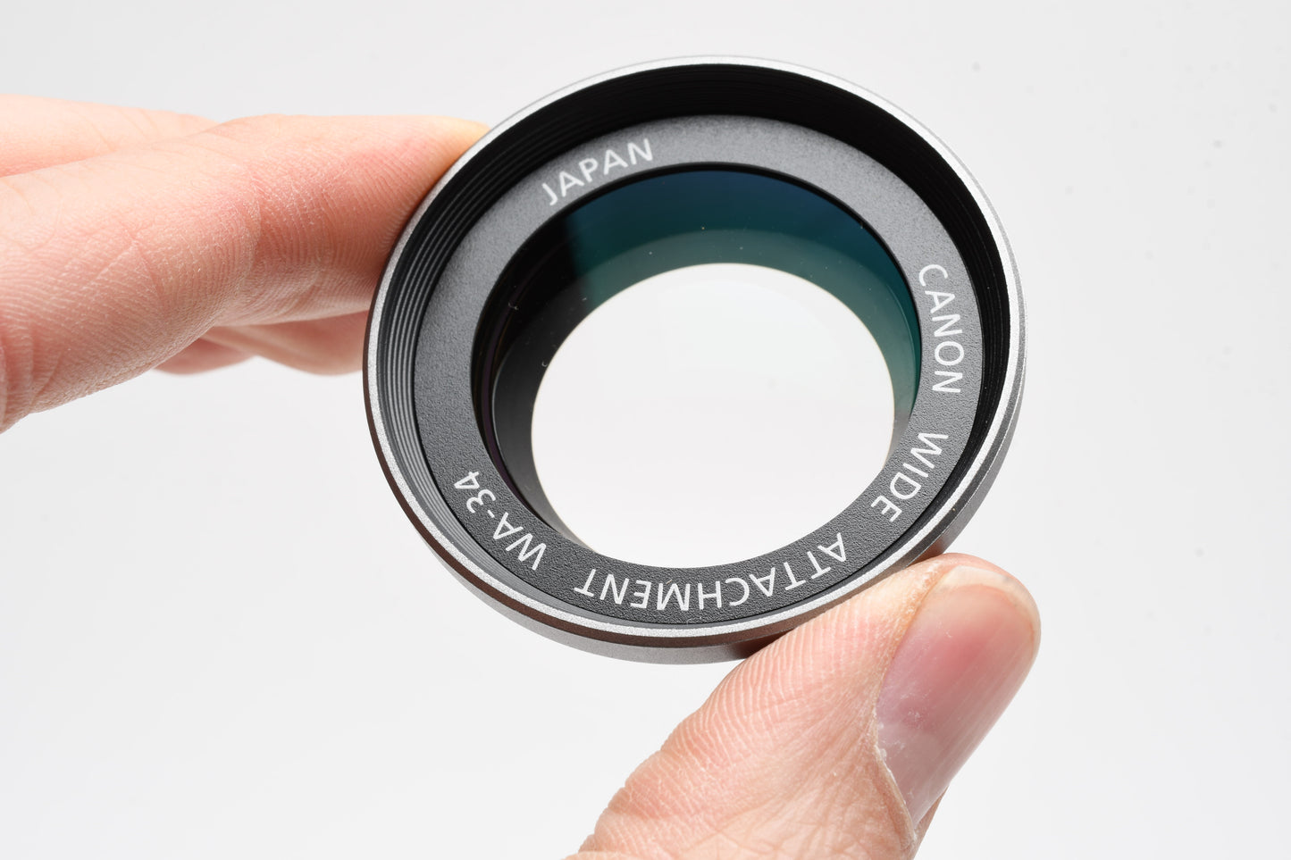 Canon wide WA-34 Auxiliary lens, caps, Very clean