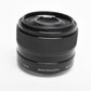 Sony 35mm f1.8 SEL35F18 wide angle E-mount lens, caps, hood, Good!