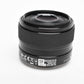 Sony 35mm f1.8 SEL35F18 wide angle E-mount lens, caps, hood, Good!