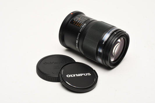 Olympus 60mm f2.8 Macro  ED MSC Micro 4/3 Mount, Black, Mint-