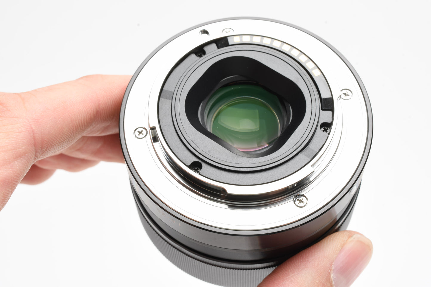 Sony 35mm f1.8 SEL35F18 wide angle E-mount lens, caps, hood, Good!