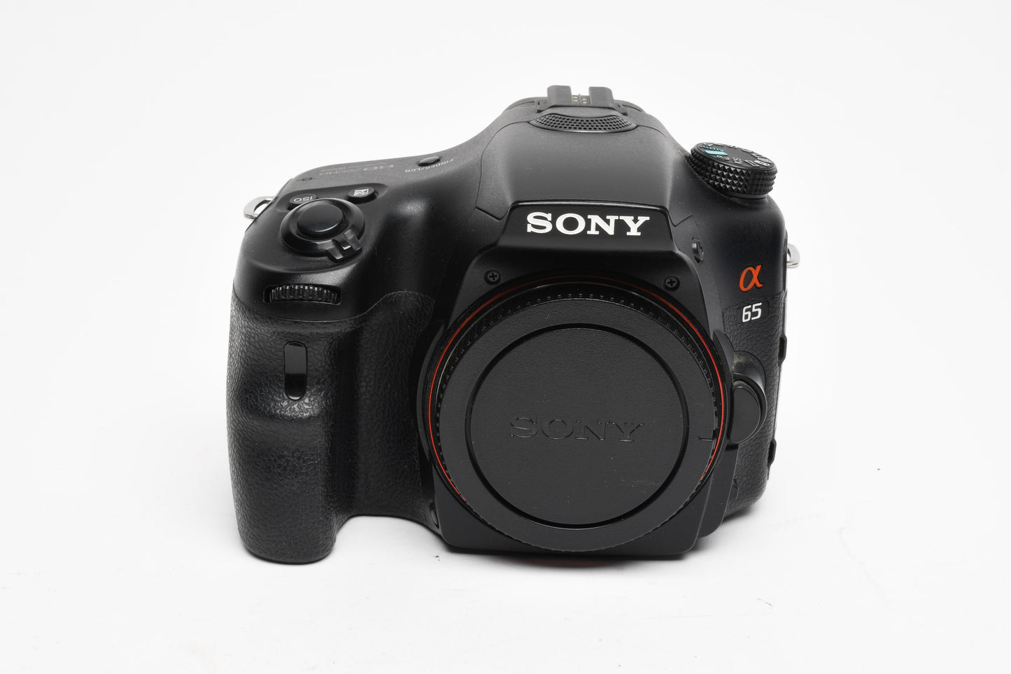 Sony A65 SLT-A65V DSLR Body, batt, charger, strap, only 6069 acts!