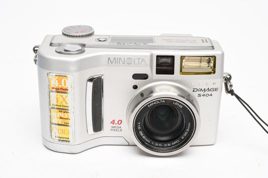 Minolta Dimage S404 4MP Digital Point&Shoot, Boxed, Tested