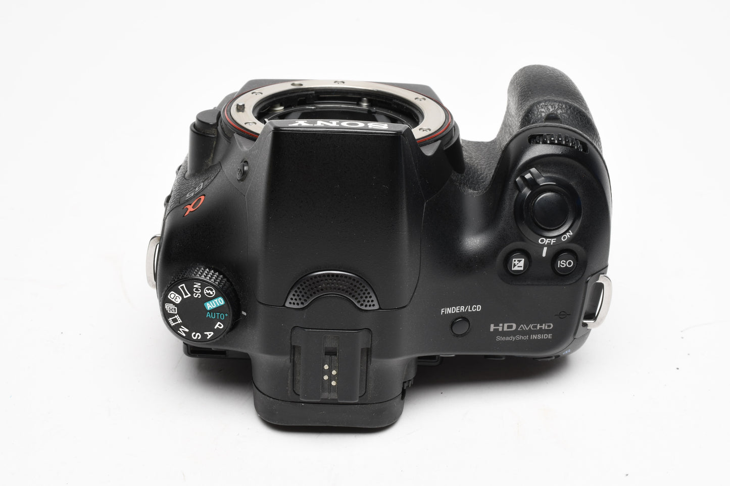 Sony A65 SLT-A65V DSLR Body, batt, charger, strap, only 6069 acts!