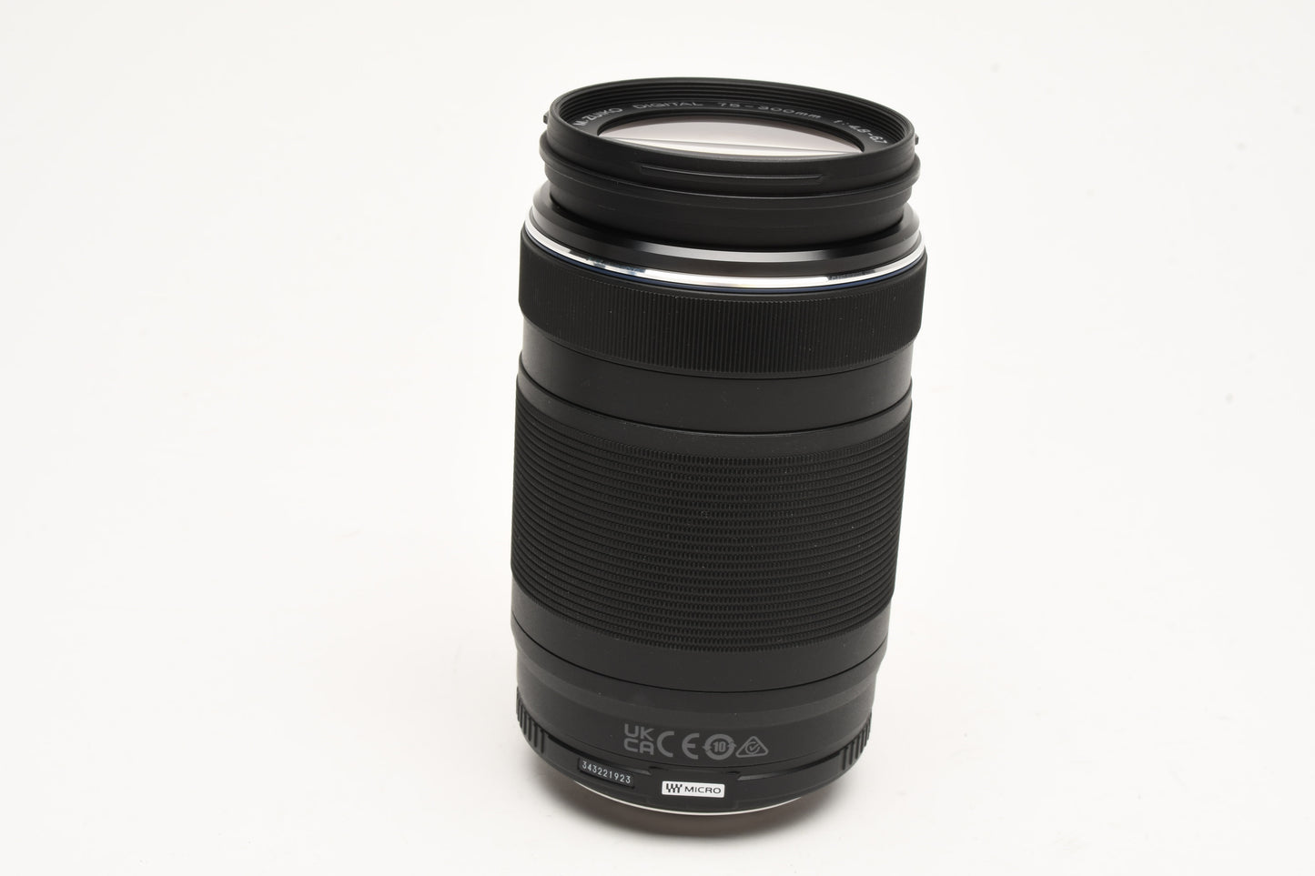 Olympus 75-300mm f4.8-6.7 II MSC lens Black Micro 4/3 Mount