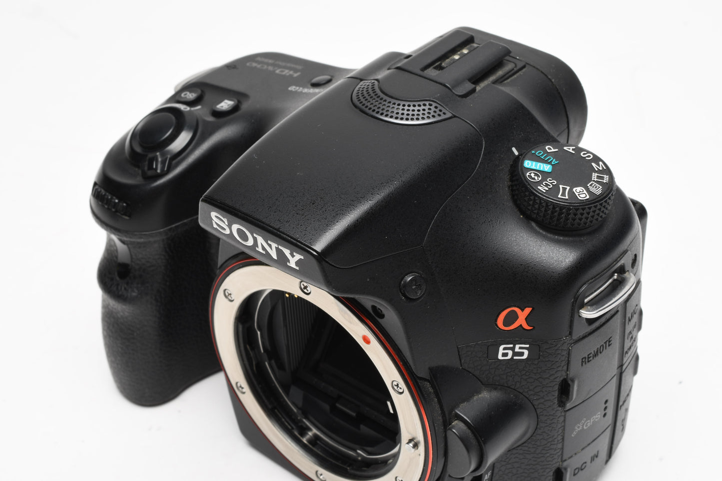 Sony A65 SLT-A65V DSLR Body, batt, charger, strap, only 6069 acts!