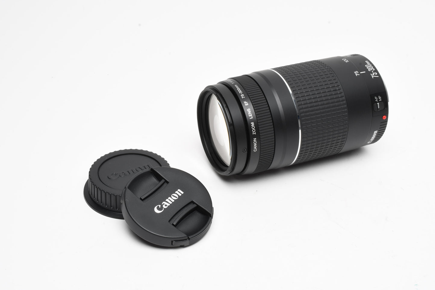 Canon EF 75-300mm f4-5.6 III Telephoto zoom, caps, Clean!
