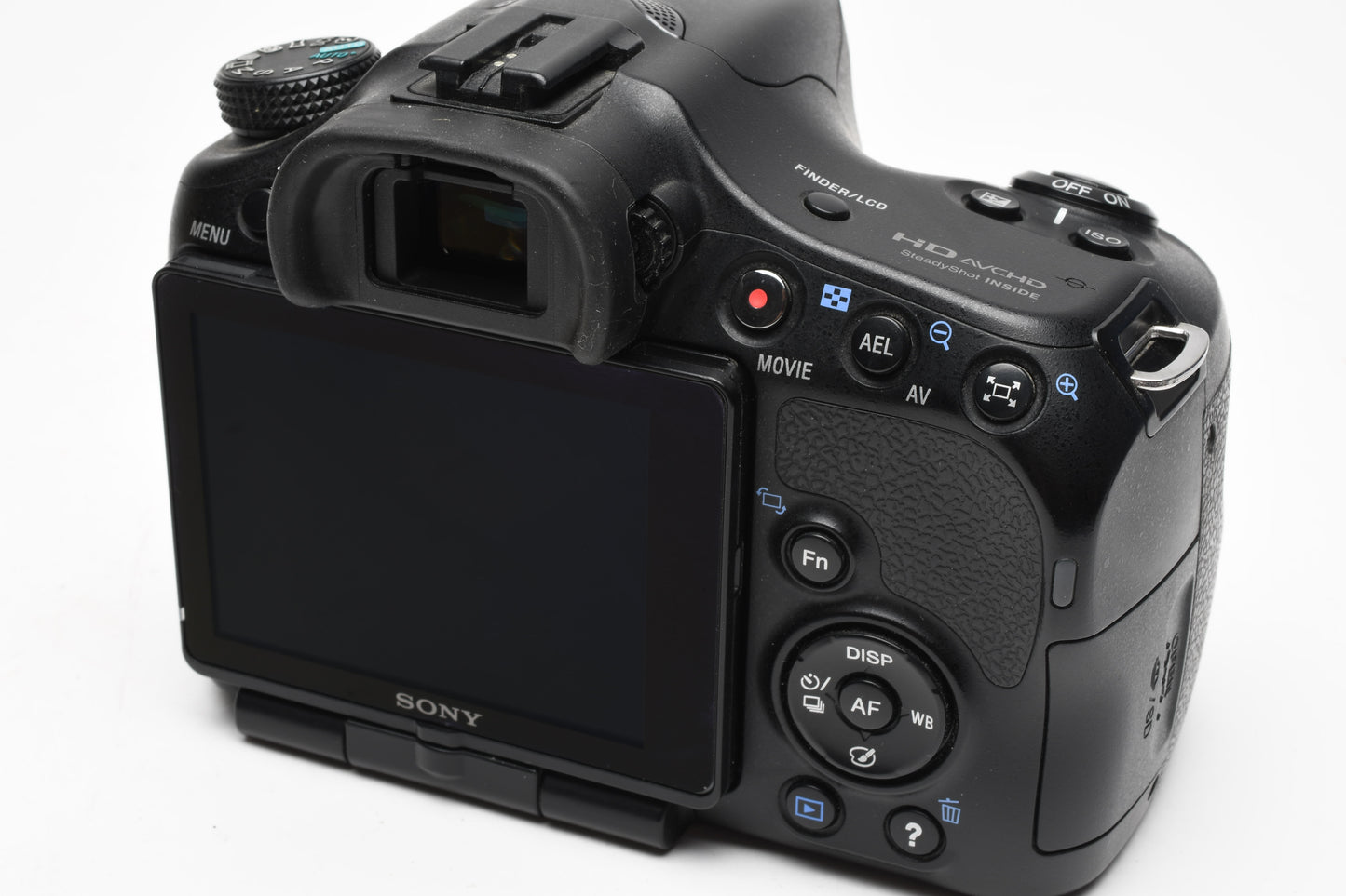Sony A65 SLT-A65V DSLR Body, batt, charger, strap, only 6069 acts!