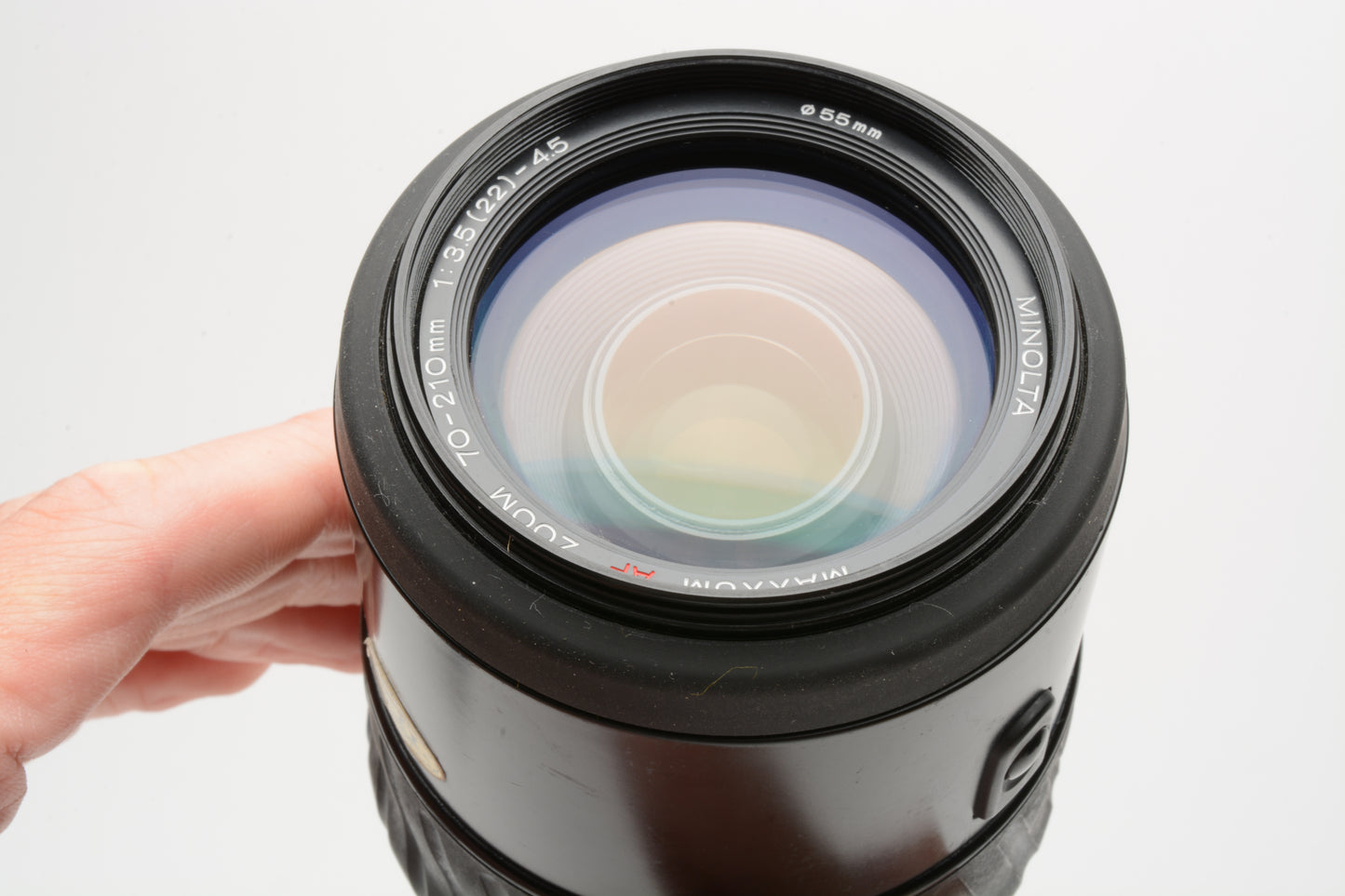 Minolta Maxxum AF 70-210mm f3.5-4.5 zoom, caps, UV, hood, Sony A mount