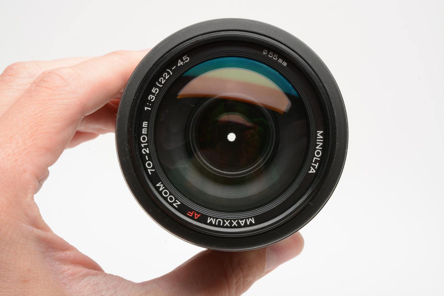 Minolta Maxxum AF 70-210mm f3.5-4.5 zoom, caps, UV, hood, Sony A mount