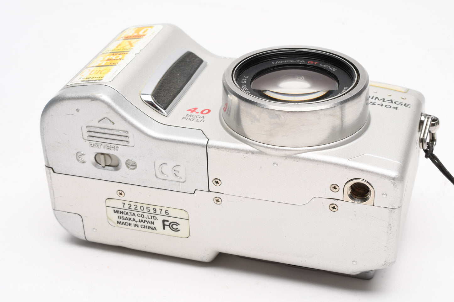 Minolta Dimage S404 4MP Digital Point&Shoot, Boxed, Tested