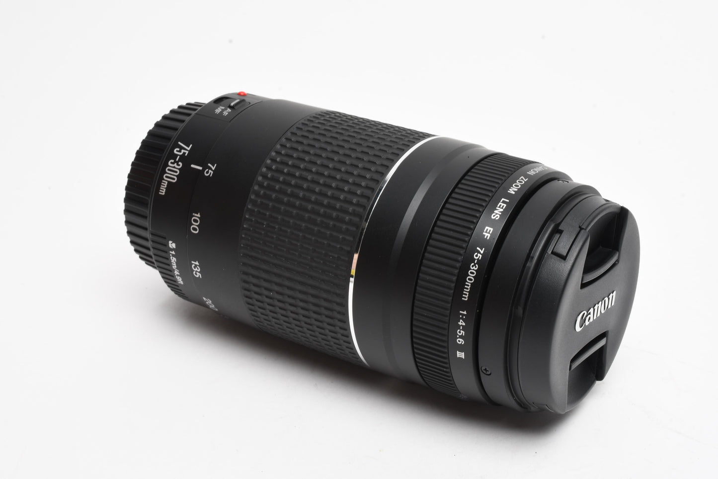 Canon EF 75-300mm f4-5.6 III Telephoto zoom, caps, Clean!