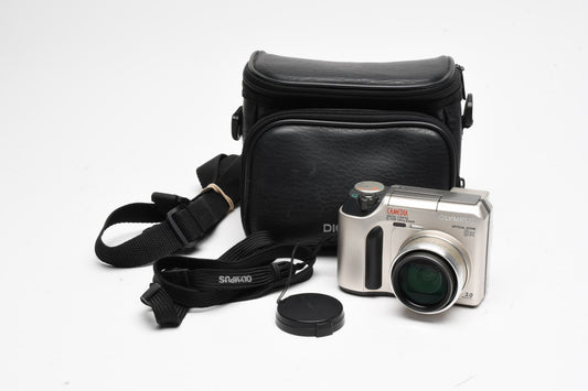 Olympus C-720 3MP Camedia Digital Point&Shoot w/Case, cap, card, Tested