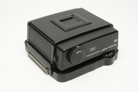 Mamiya RZ67 Pro II 120 Film Holder in Padded Mamiya case, Mint-