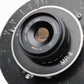 Tominon 75mm f4.5 lens w/Polaroid MP-4 Shutter and board, Very clean