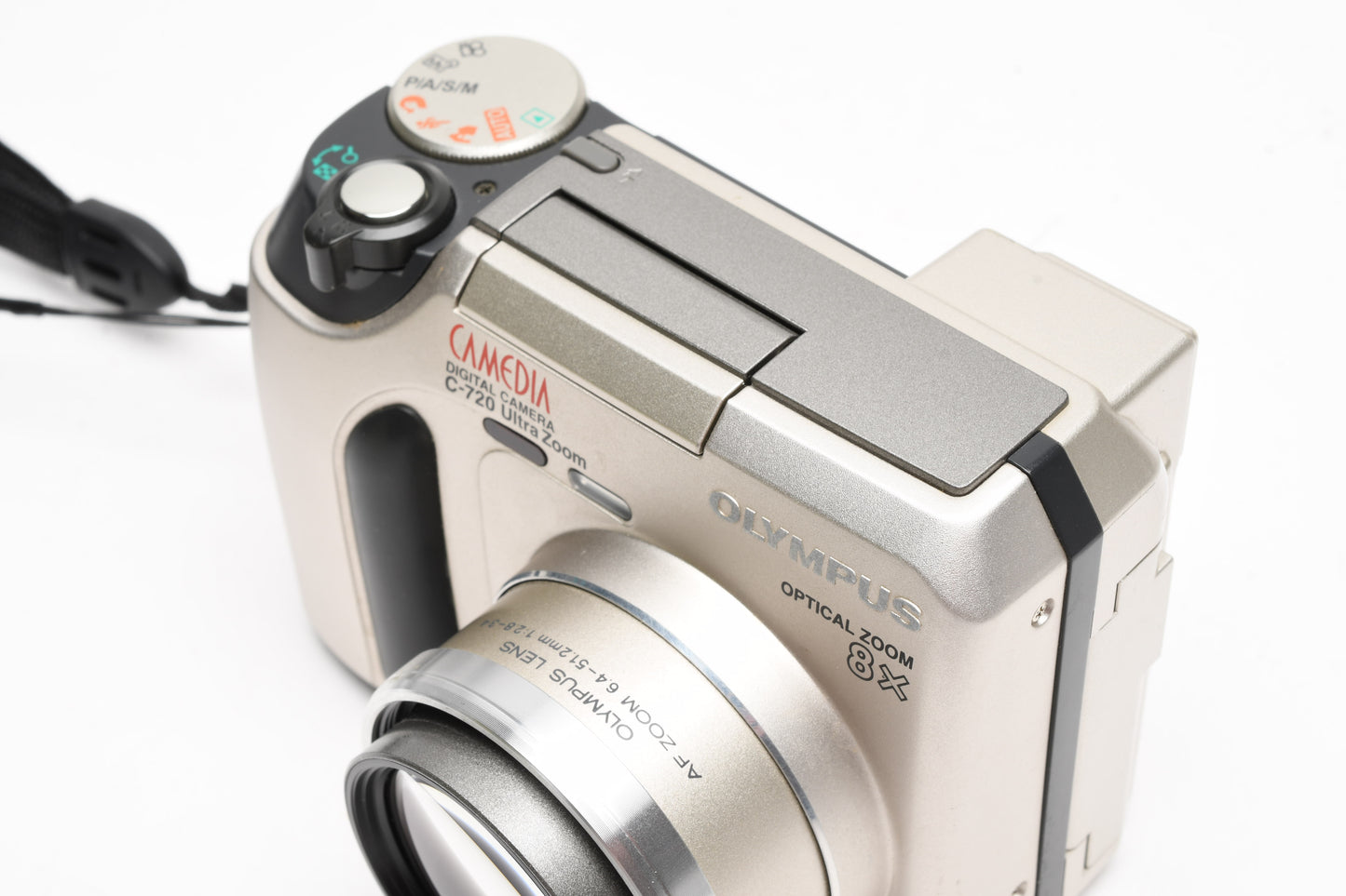 Olympus C-720 3MP Camedia Digital Point&Shoot w/Case, cap, card, Tested