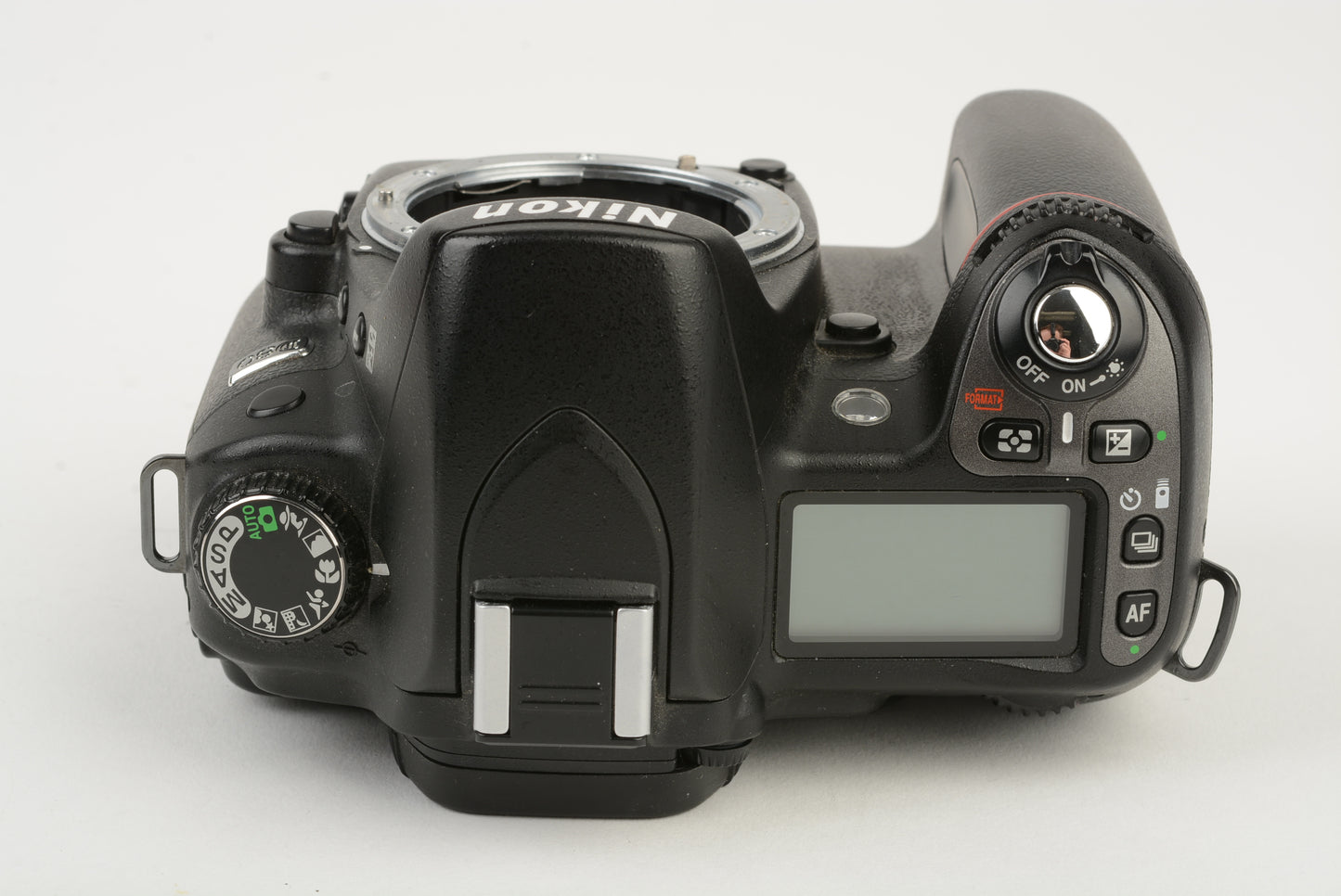 Nikon D80 DSLR body, batt+charger+book, Only 10K Acts, Nice!