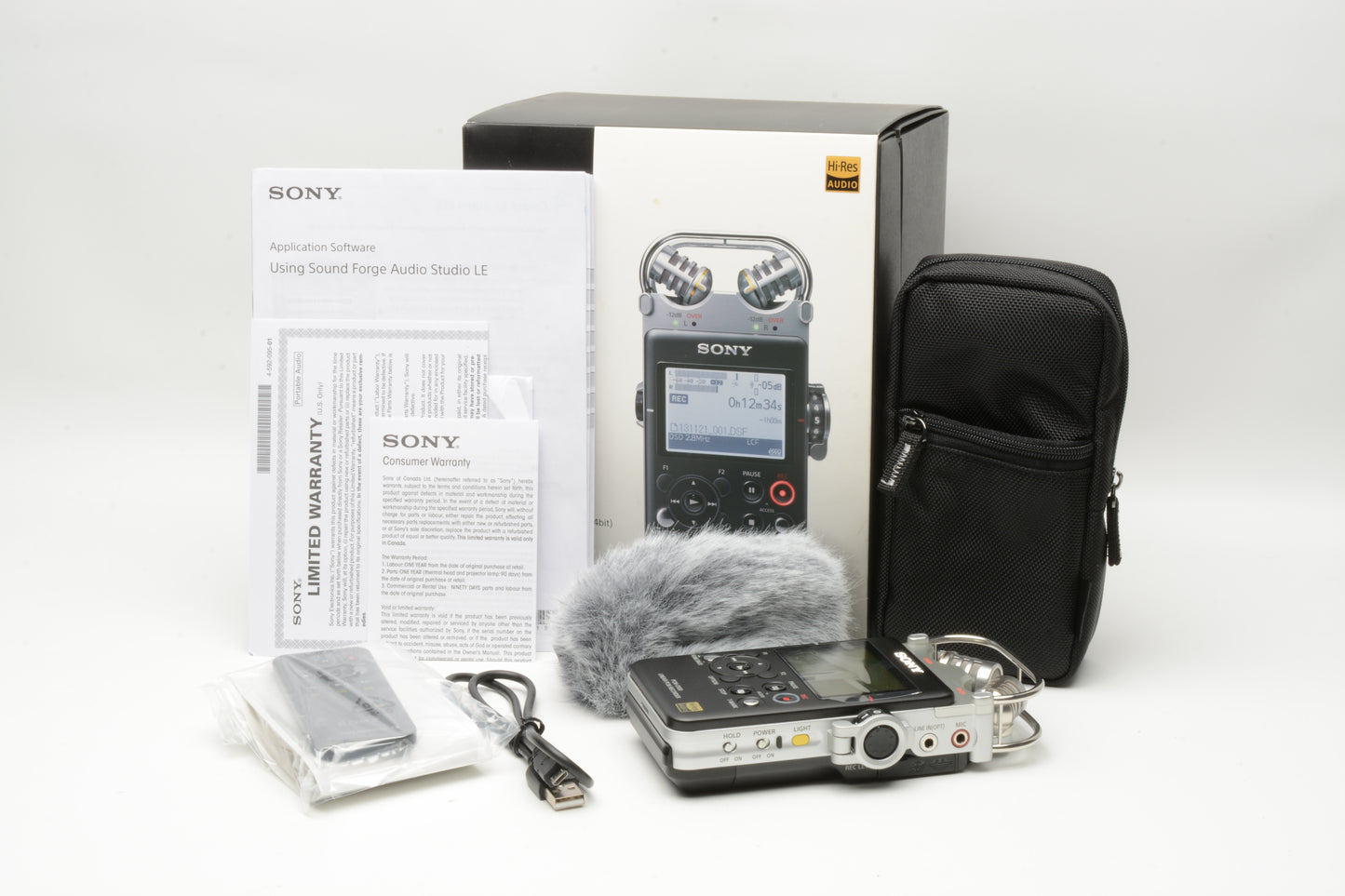 Sony PCM-D100 2-Track Portable High Resolution Stereo Recorder NIB