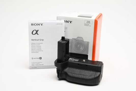 Sony VG-C4EM Vertical Battery Grip, Mint, Boxed, w/Instructions (USA)
