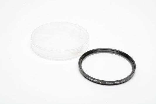 Maximal Power 67mm Star effect filter (4 Points) in jewel case, nice & clean