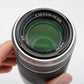 Sony 55-210mm f4.5-6.3 OSS zoom lens (Silver) w/Lens caps + Lens hood