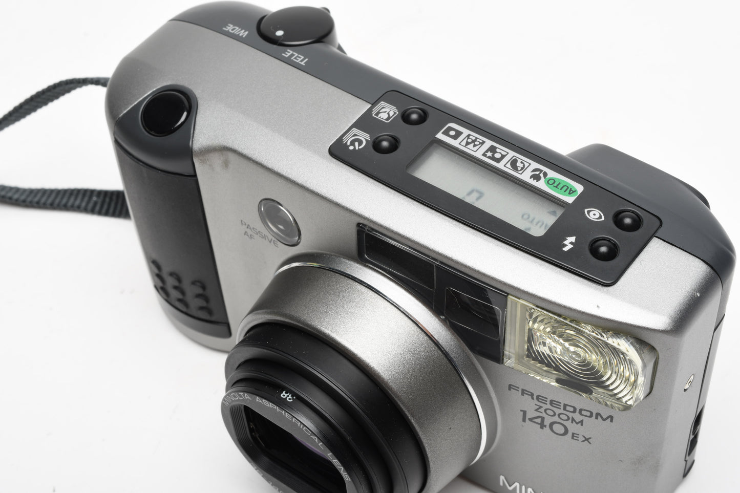 Minolta Freedom Zoom 140EX 35mm Point&Shoot camera, case, manual, Great!