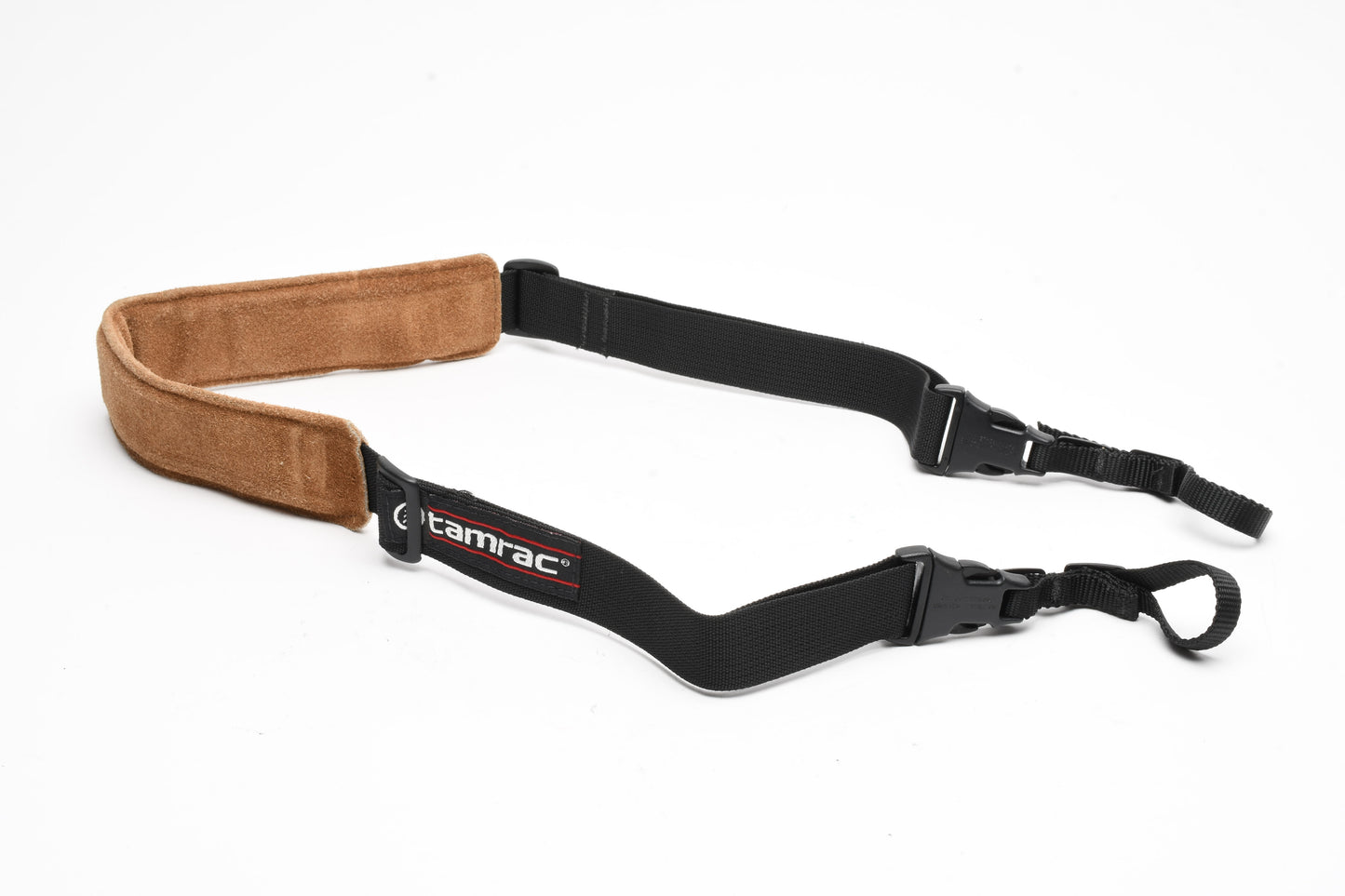 Tamrac N45 Tan leather foam padded quality camera strap, Good!