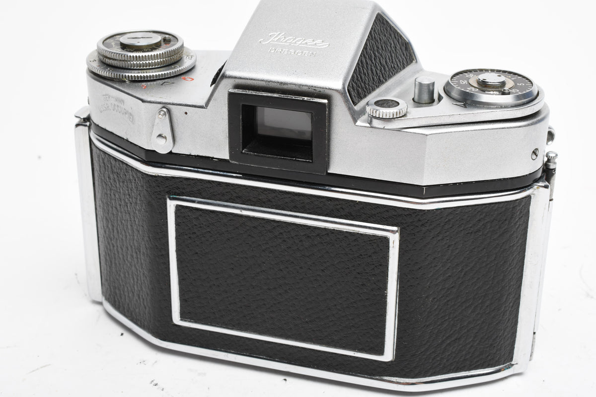 Meyer Optik Domiplan 50mm f2.8 lens w/Exa II body (Parts) & eveready case