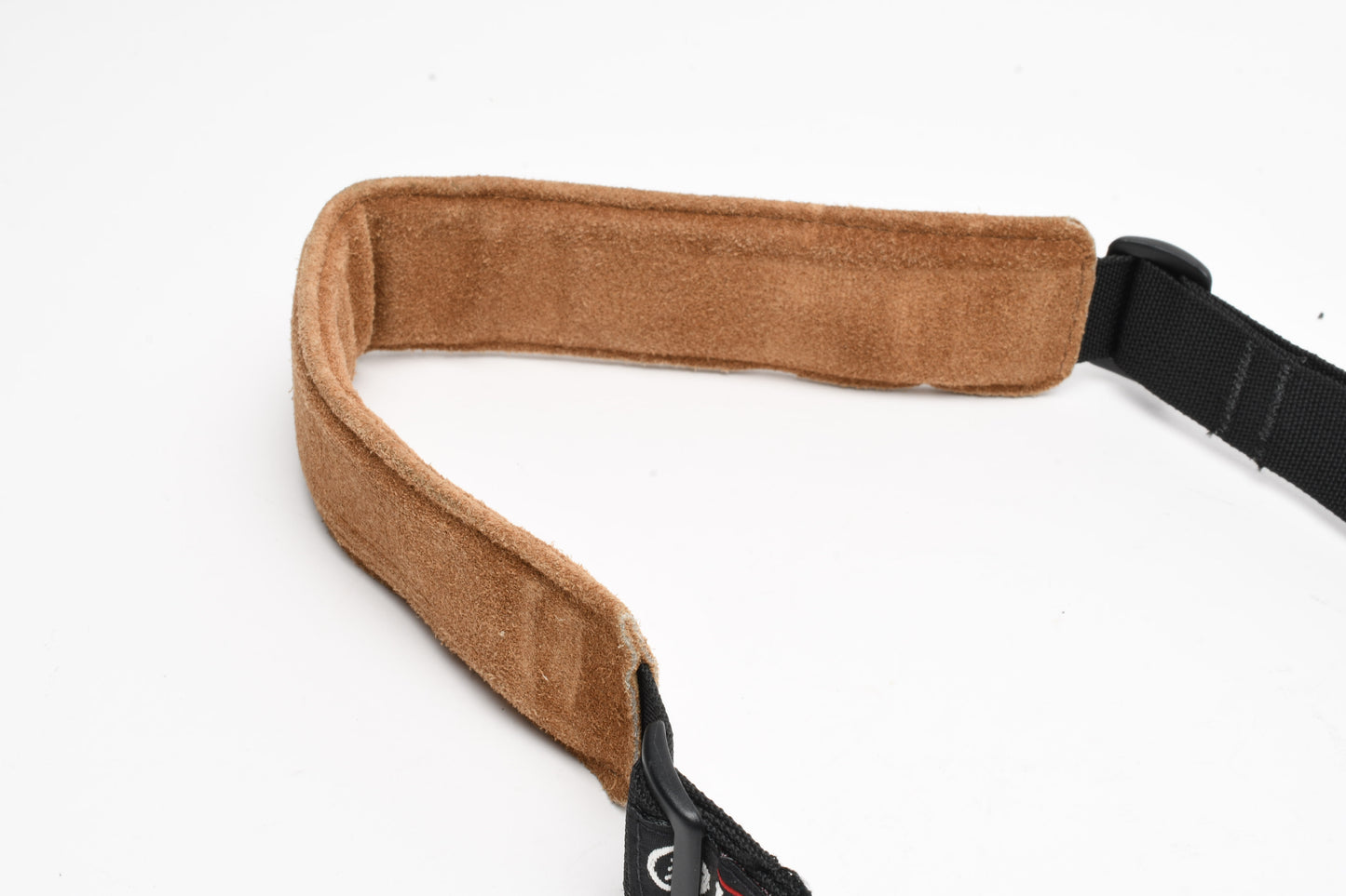 Tamrac N45 Tan leather foam padded quality camera strap, Good!