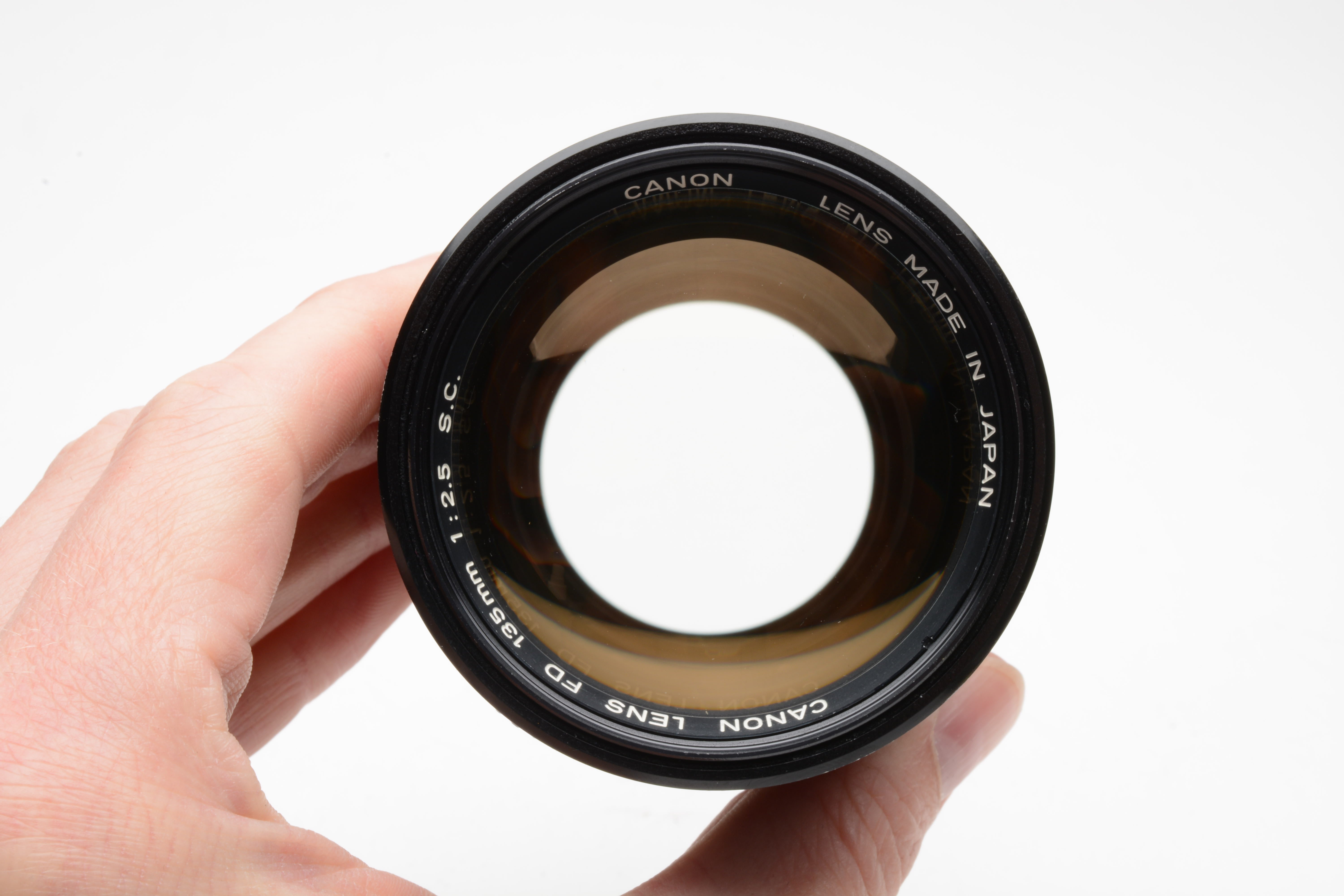 Canon 135mm f2.5 SC Breech Mount FD, caps, very clean and sharp! –  RecycledPhoto