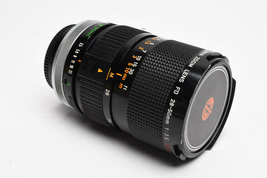 Canon 28-50mm f3.5 SSC FD Mount lens, Caps, Nice quality lens!