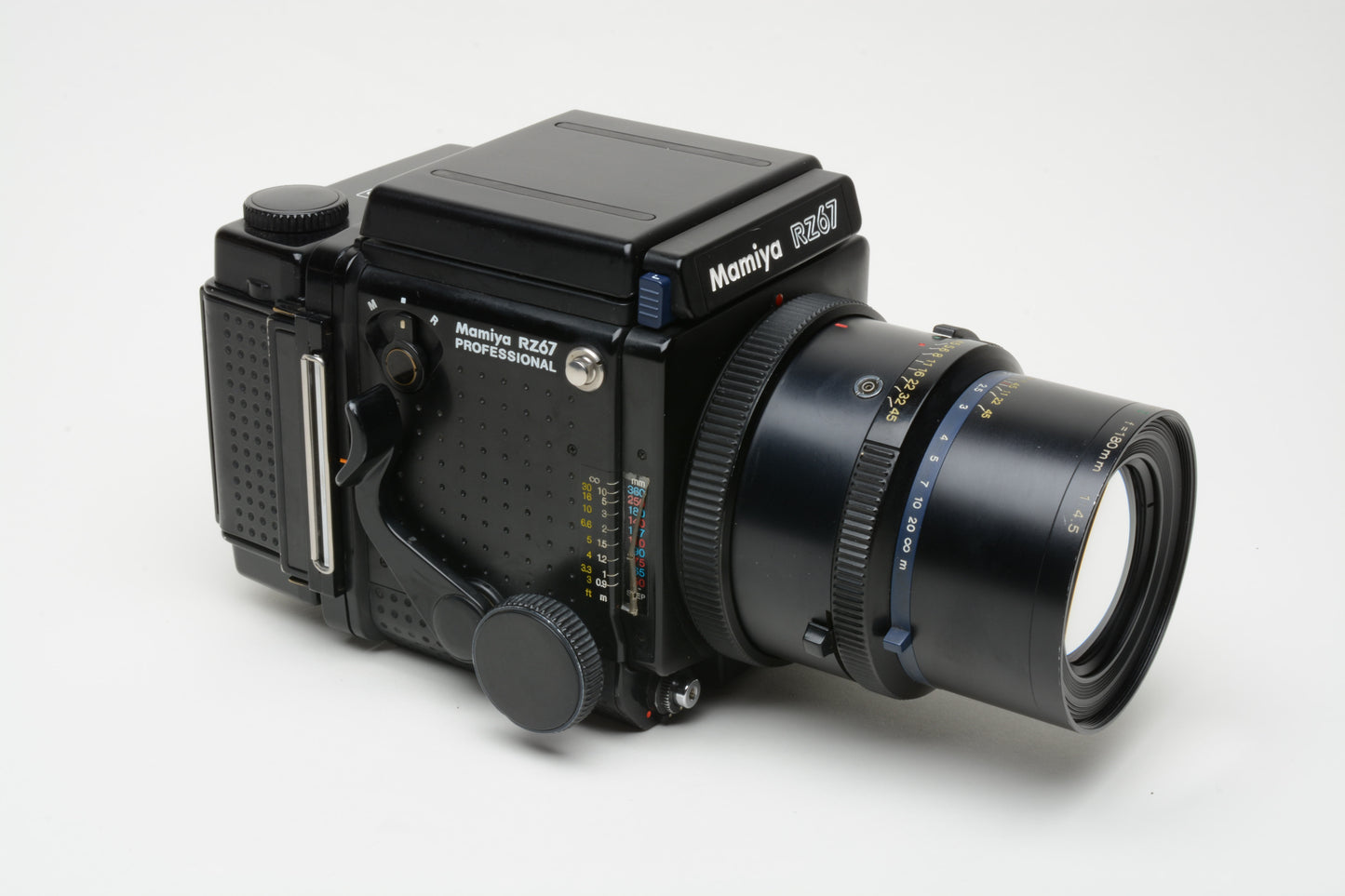 Mamiya RZ67 Pro Body, 110mm f2.8 W, 120 back, and WLF, cap, manual, tested, great!