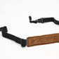 Tamrac N45 Tan leather foam padded quality camera strap, Good!