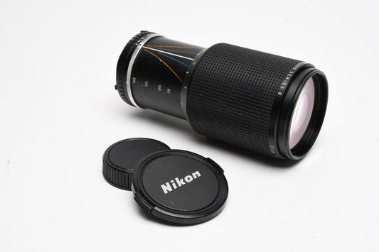 Nikon 70-210mm Series E f4 lens, caps, Good & Clean